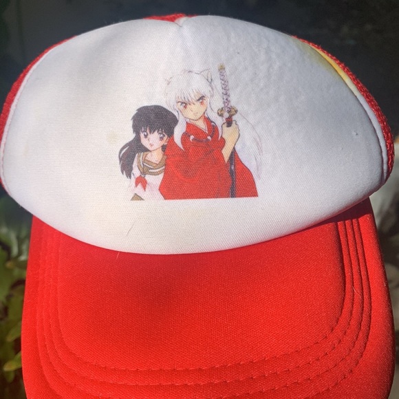 Red InuYasha SnapBack hat - Picture 2 of 2